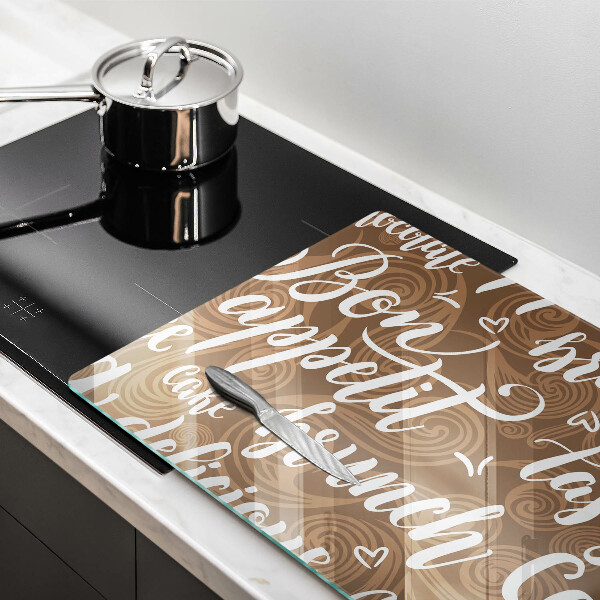 Deska do kuchni Napisy Bon appetit