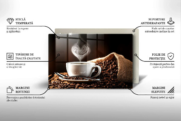 Deska do kuchni Kawa i filiżanka