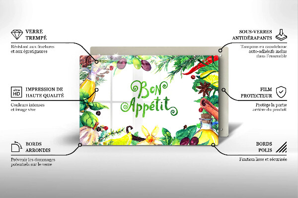 Deska do kuchni Napis Bon Appetit