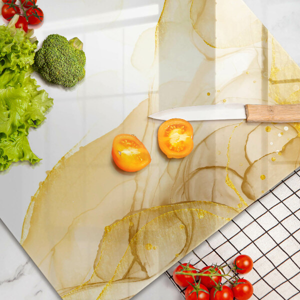 Deska do kuchni Złota abstrakcja