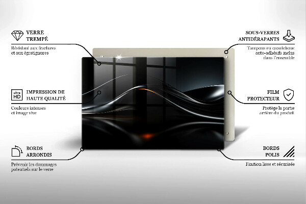 Deska do kuchni Abstrakcja 3D design