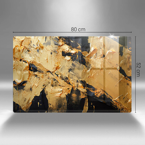 Szklana deska do kuchni Elegancka tekstura farby