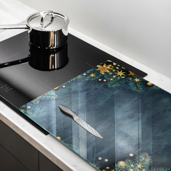Szklana deska do kuchni Świąteczne ozdoby
