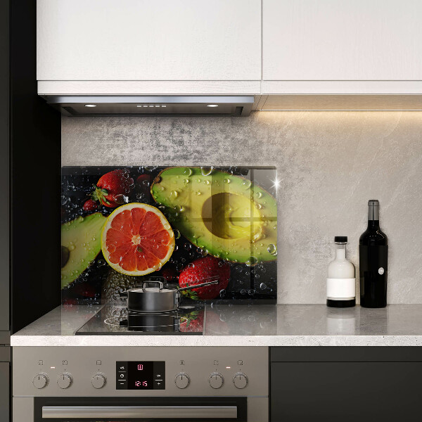 Szklana deska do kuchni Owoce i warzywa