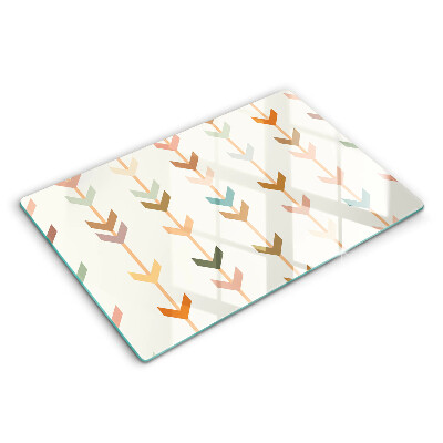 Szklana deska do kuchni Elementy geometryczne