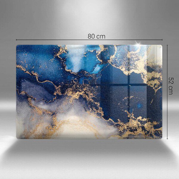 Szklana deska do kuchni Marmurowa abstrakcja