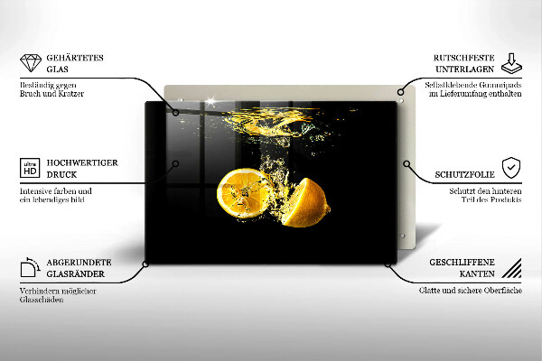 Deska do kuchni Soczyste owoce cytryny