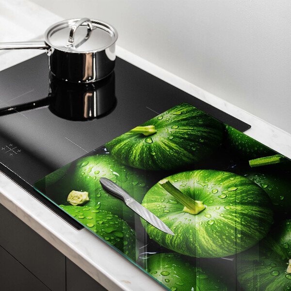 Szklana deska do kuchni Zielone dynie