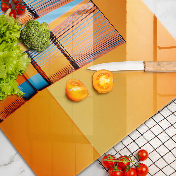 Szklana deska do kuchni Dwie szklanki wody