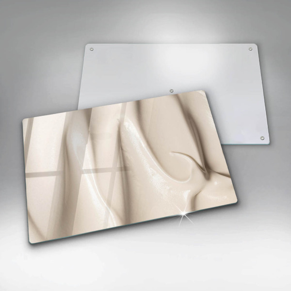 Szklana deska do kuchni Kremowe lody