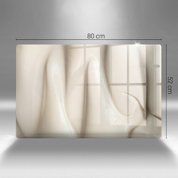 Szklana deska do kuchni Kremowe lody