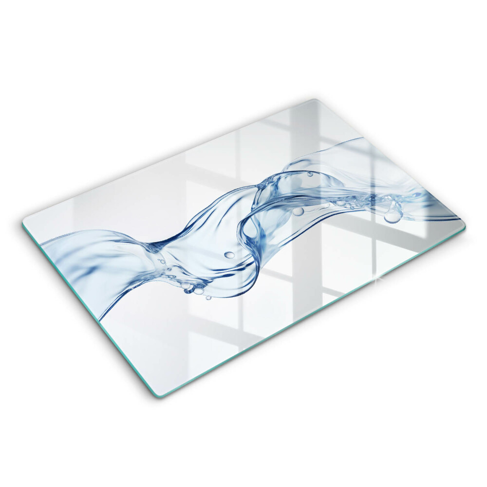 Szklana deska do kuchni Krystaliczna woda