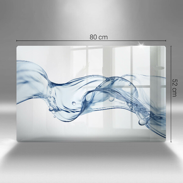Szklana deska do kuchni Krystaliczna woda