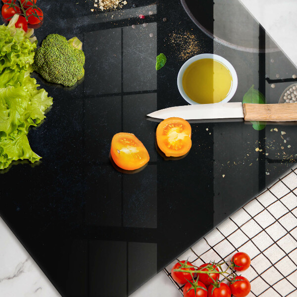 Szklana deska do kuchni Miseczki z przyprawami