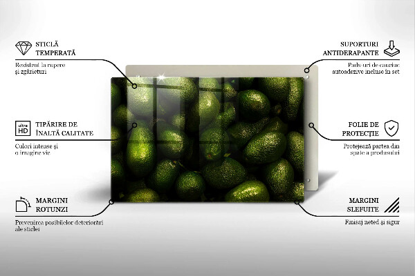 Deska do kuchni Owoce awokado