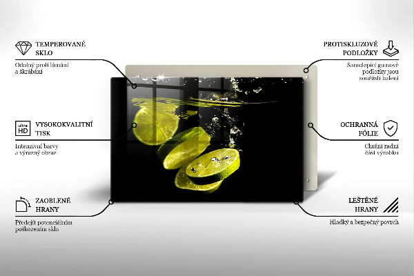 Deska do kuchni Limonki w wodzie