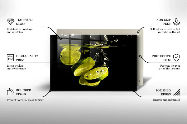 Deska do kuchni Limonki w wodzie