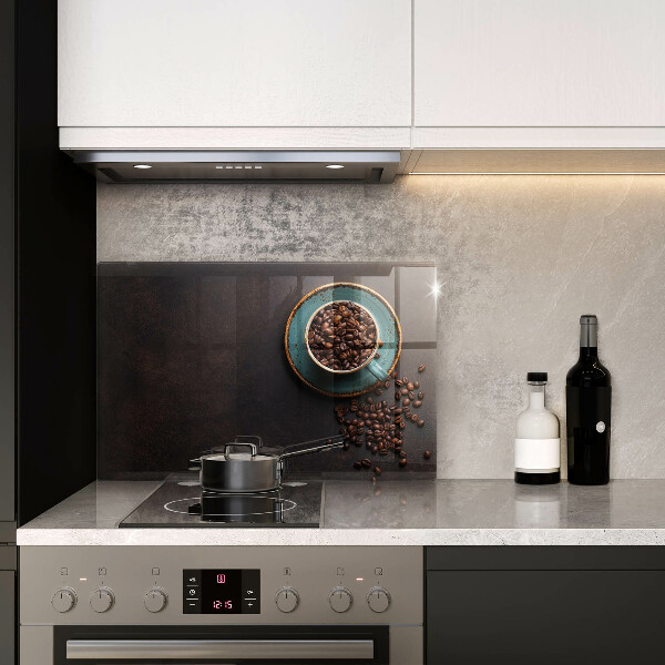 Deska do kuchni Filiżanka ziarna kawy