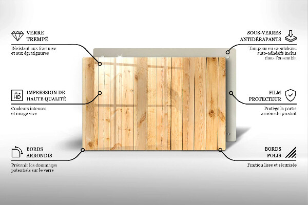 Deska do kuchni Delikatne drewniane deski