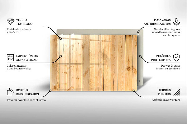 Deska do kuchni Delikatne drewniane deski