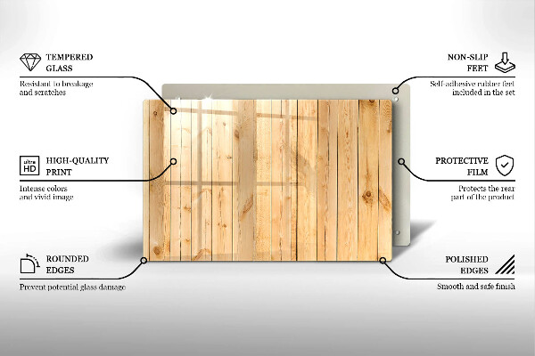 Deska do kuchni Delikatne drewniane deski