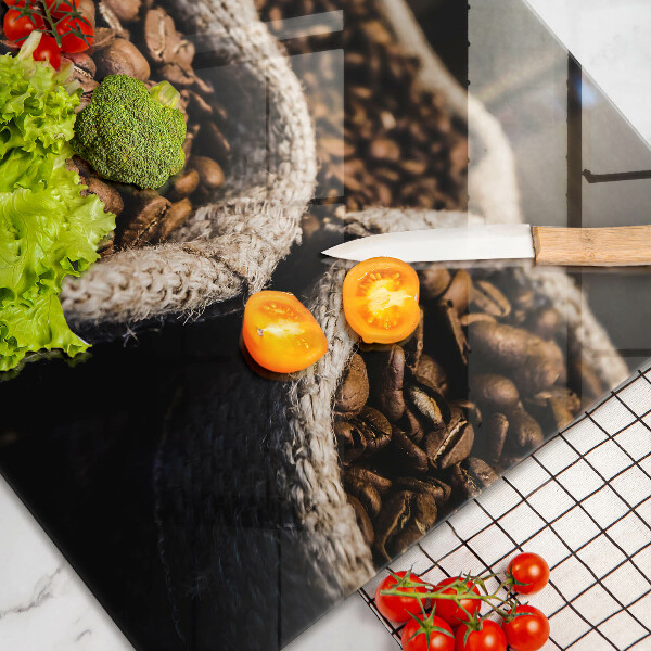 Deska do kuchni Worki ziarna kawy