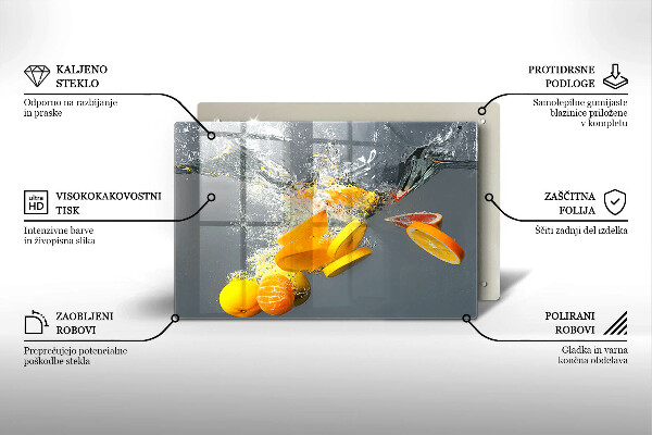 Deska do kuchni Cytryny w wodzie