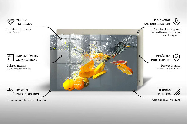 Deska do kuchni Cytryny w wodzie