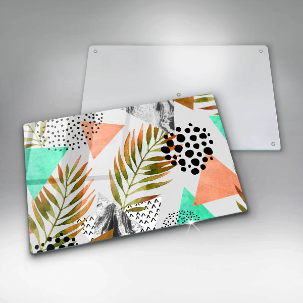 Deska do kuchni Wzór boho liście