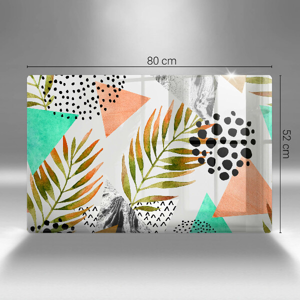 Deska do kuchni Wzór boho liście