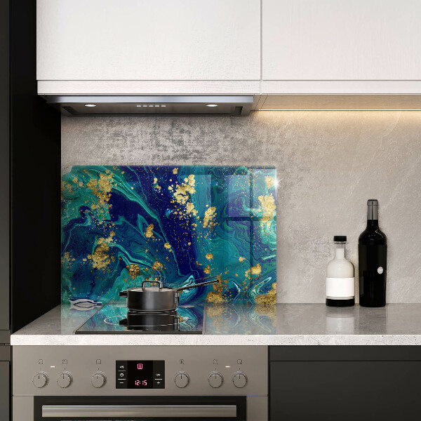 Deska do kuchni Abstrakcja ze złotem