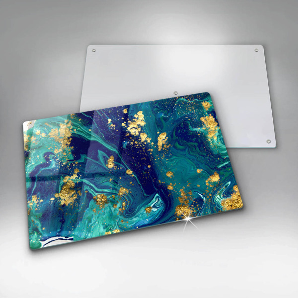 Deska do kuchni Abstrakcja ze złotem