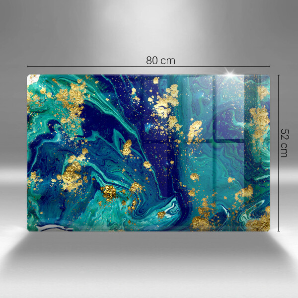 Deska do kuchni Abstrakcja ze złotem