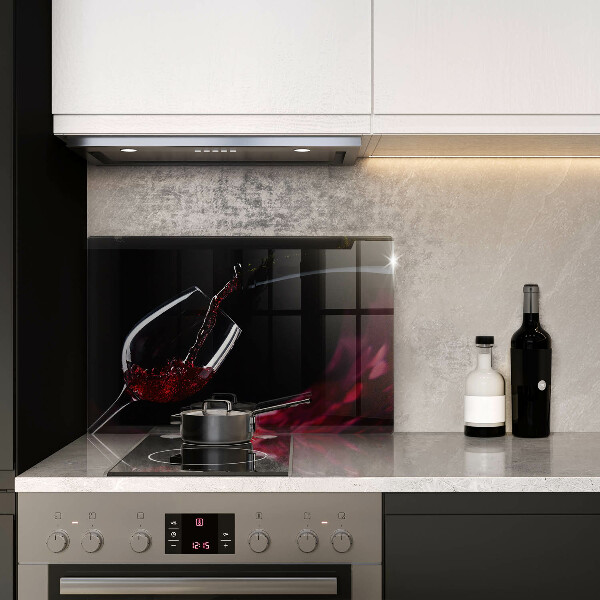 Deska do kuchni Kieliszek czerwone wino