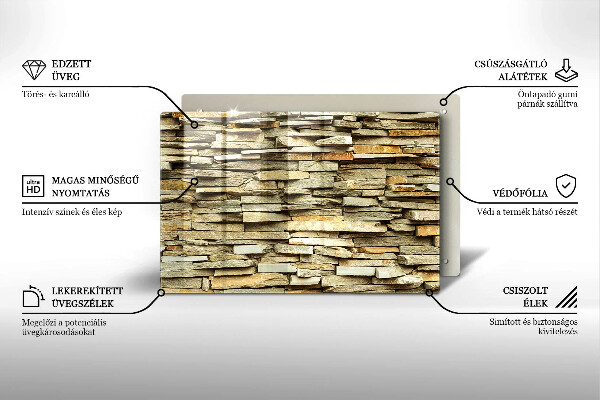 Deska do kuchni Ozdobne kamienie