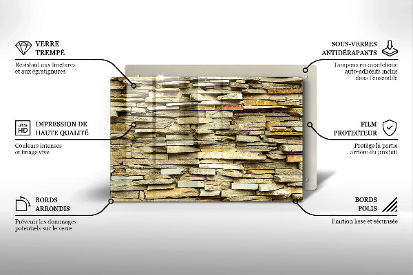 Deska do kuchni Ozdobne kamienie