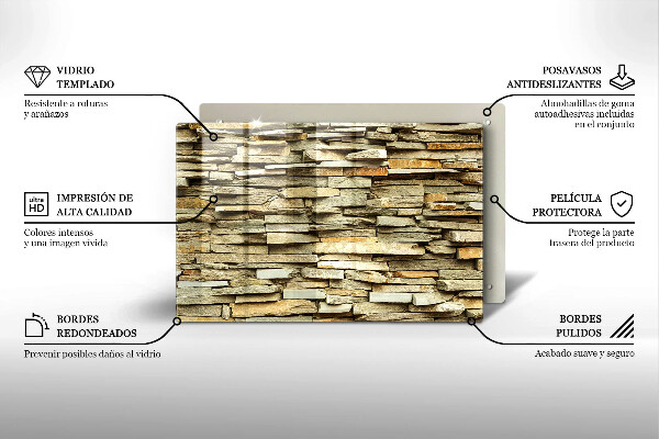 Deska do kuchni Ozdobne kamienie