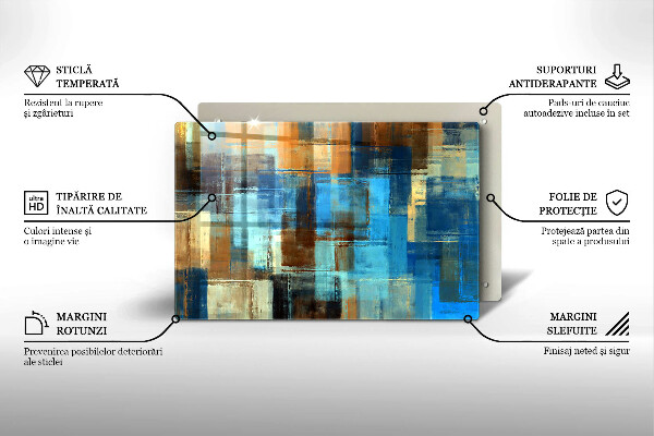 Deska do kuchni Malowane tło