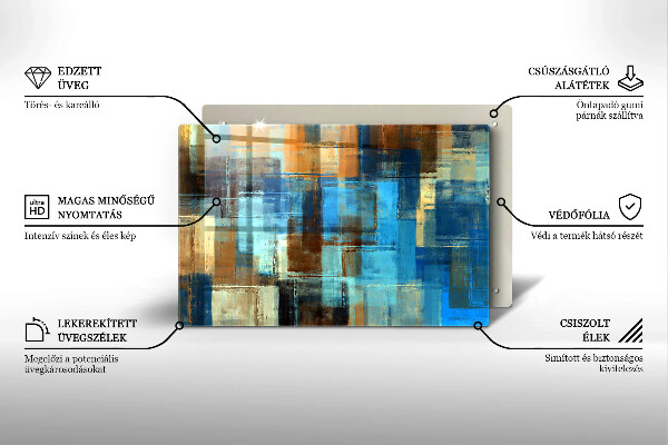 Deska do kuchni Malowane tło
