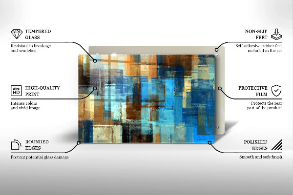 Deska do kuchni Malowane tło