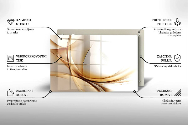 Deska do kuchni Abstrakcja kształty