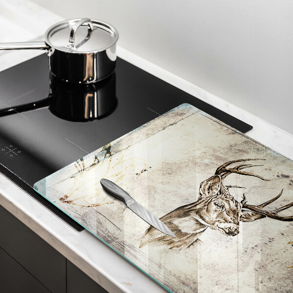 Deska do kuchni Ilustracja zwierzę jeleń