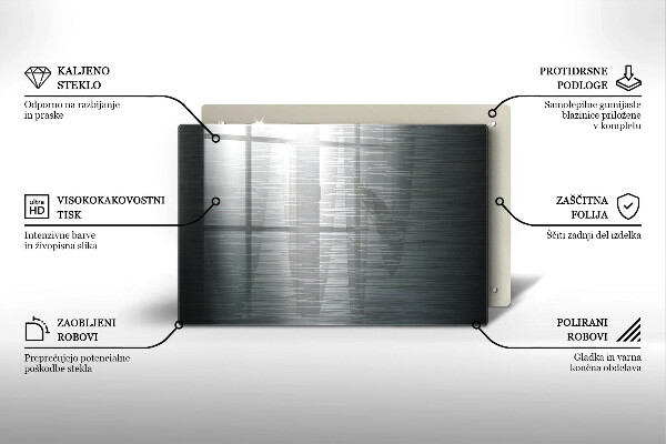 Deska do kuchni Tekstura metal