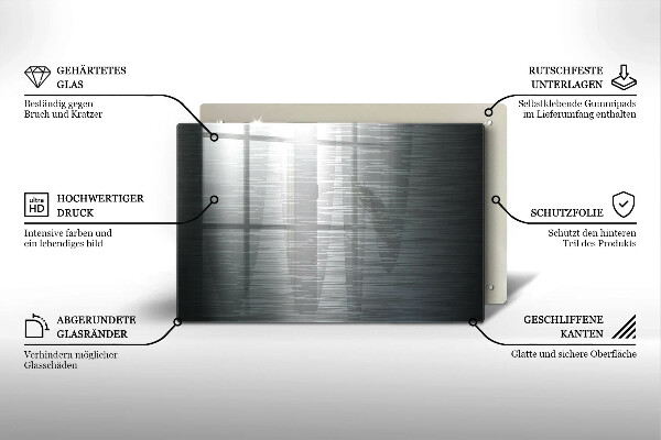 Deska do kuchni Tekstura metal