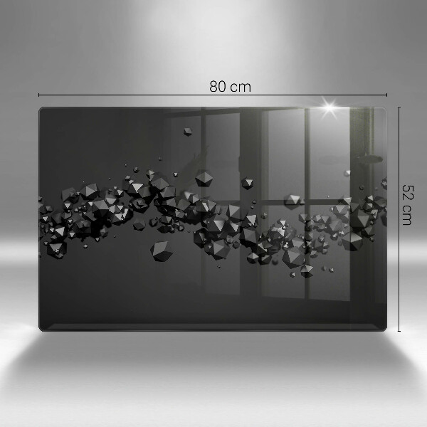 Deska do kuchni Kształty 3D abstrakcja