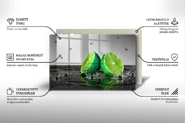 Deska do kuchni Soczyste limonki i woda