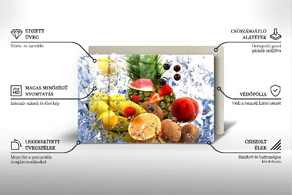 Deska do kuchni Soczyste owoce i woda