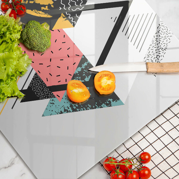 Deska do kuchni Abstrakcja trójkąty