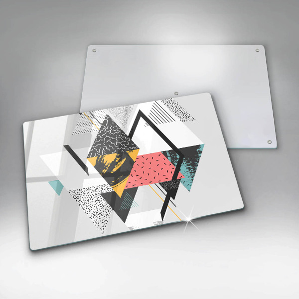 Deska do kuchni Abstrakcja trójkąty