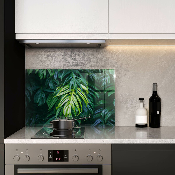 Deska do kuchni Dzikie liście monstery